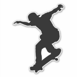 Skateboarding, skateboarders Sticker