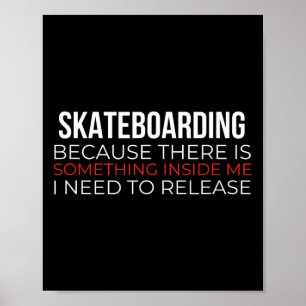 Skateboarding Skating Skateboard Skater Poster