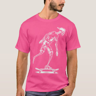 Skateboarding Skeletons Skeleton Skater Halloween  T-Shirt