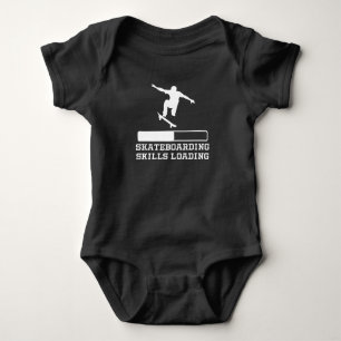 Skateboarding Skills Loading Baby Bodysuit
