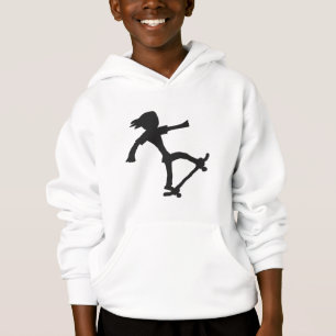 Skateboarding Stickman Hoodie