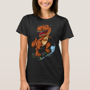 Skateboarding T-rex - Cute Trex Dinosaur Skateboar T-Shirt