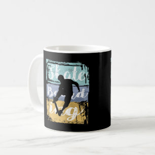 Skateboarding Tee - Vintage Retro Skateboarder Coffee Mug