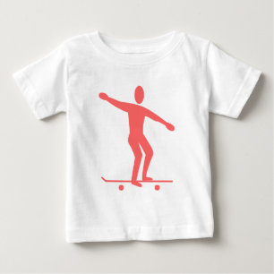 Skateboarding - Tropical Pink Baby T-Shirt