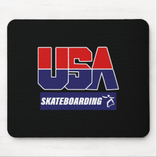 Skateboarding Usa Mouse Pad