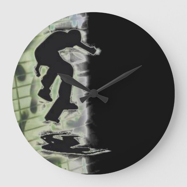 Skateboarding Wall Clock (Front)
