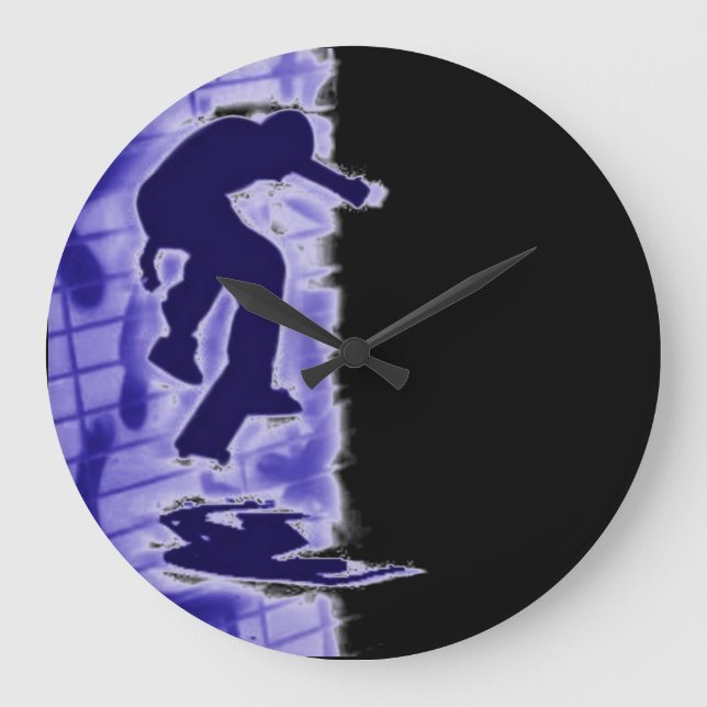 Skateboarding Wall Clock (Front)