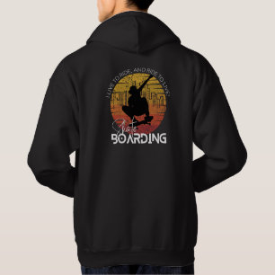 Skateboarding with Life Quotes Hoodie