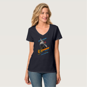 Skateboarding   Women's V-Neck T-Shirt