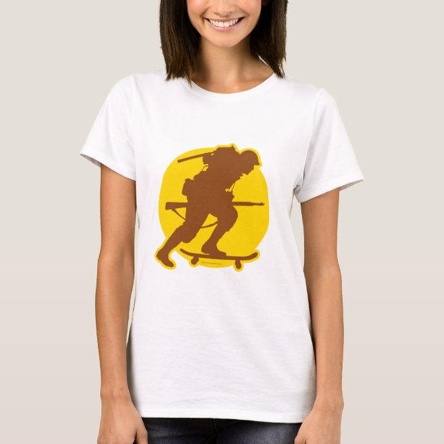 Skateboarding WWII T-Shirt (Front)
