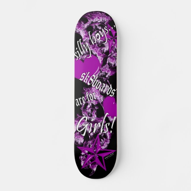 Skateboards Are For Girls (Front)
