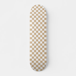Skateboards Checker Pattern-black and white 