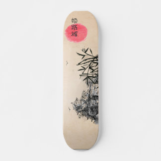 Skateboards paysage japonais
