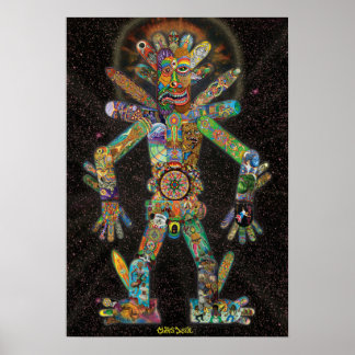 Skatebotron the Giant Robot Poster