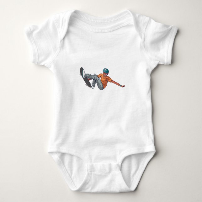 Skater Baby Bodysuit (Front)