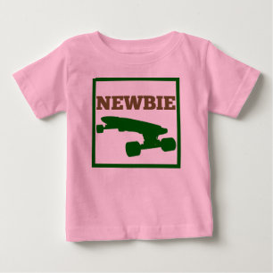 Skater Baby - Newbie (brown/green) T-Shirt