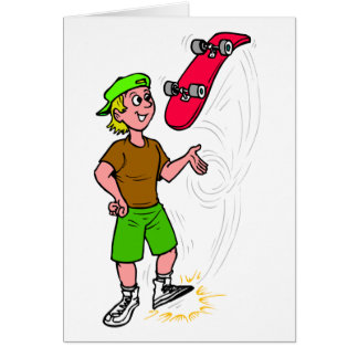 Skater Boy Skateboarding Fun Skateboard