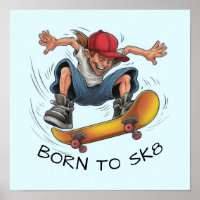 Skater Boy Skateboarding