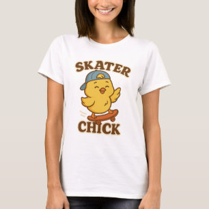 Skater Chick – Cute Street Style Tee