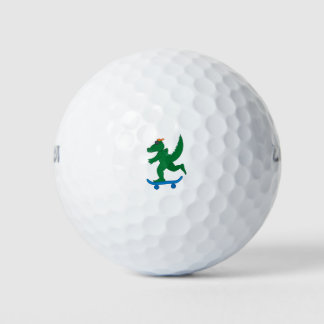 Skater Crocodile Golf Balls