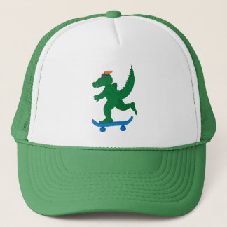 Skater Crocodile Trucker Hat