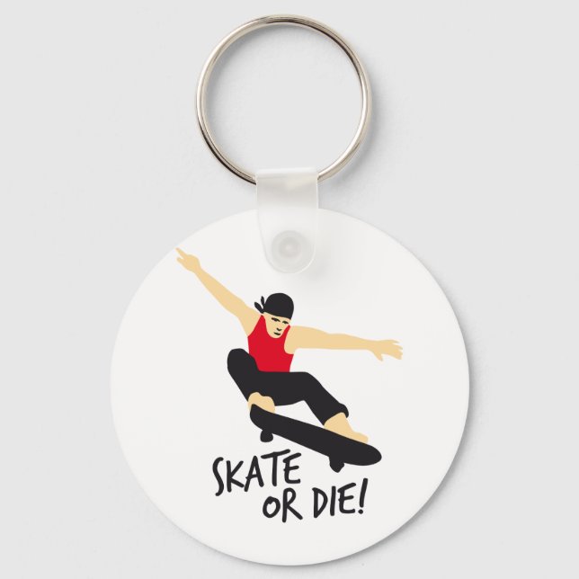 Skater E 3c Key Ring (Front)