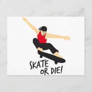 Skater E 3c Postcard
