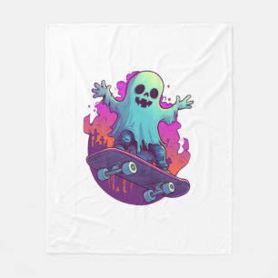Skater Ghoul Fleece Blanket