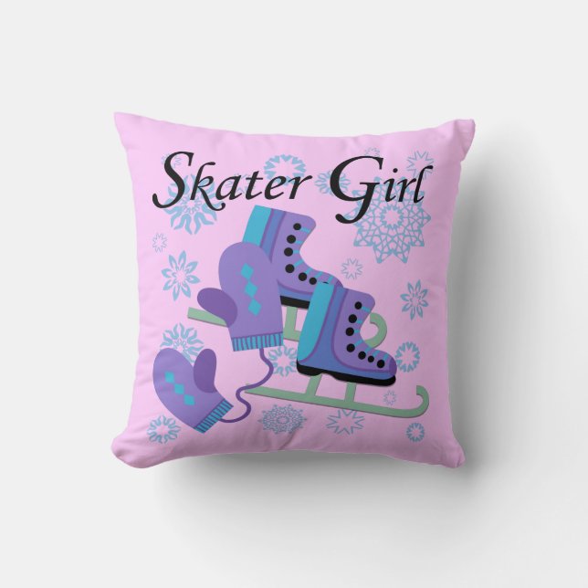 Skater Girl Cushion (Front)
