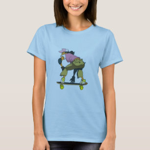 Skater Girl In Motion T Shirt