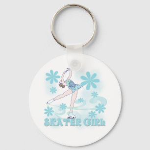 Skater Girl Key Ring