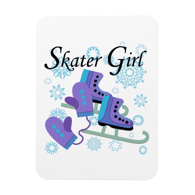 Skater Girl Magnet (Vertical)