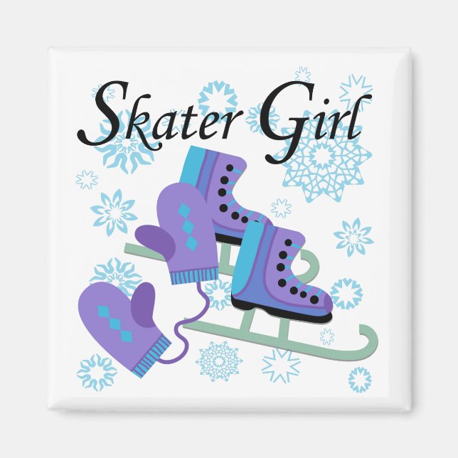 Skater Girl Magnet (Front)