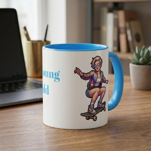 Skater Girl Mug: Forever Young Sara Mug