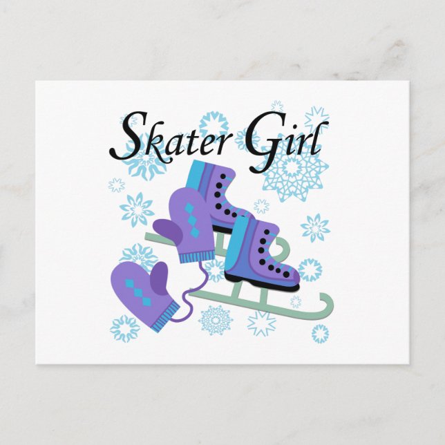 Skater Girl Postcard (Front)