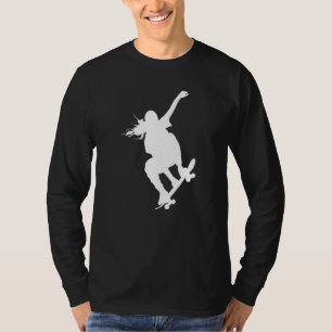 Skater Girl Skate Enthusiast Skateboarding Skatebo T-Shirt