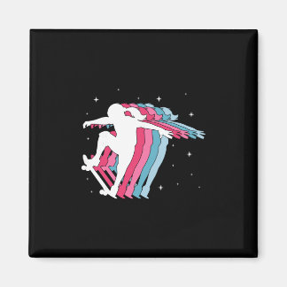 Skater Girl Skateboarder Skateboarding Girls Gift  Magnet