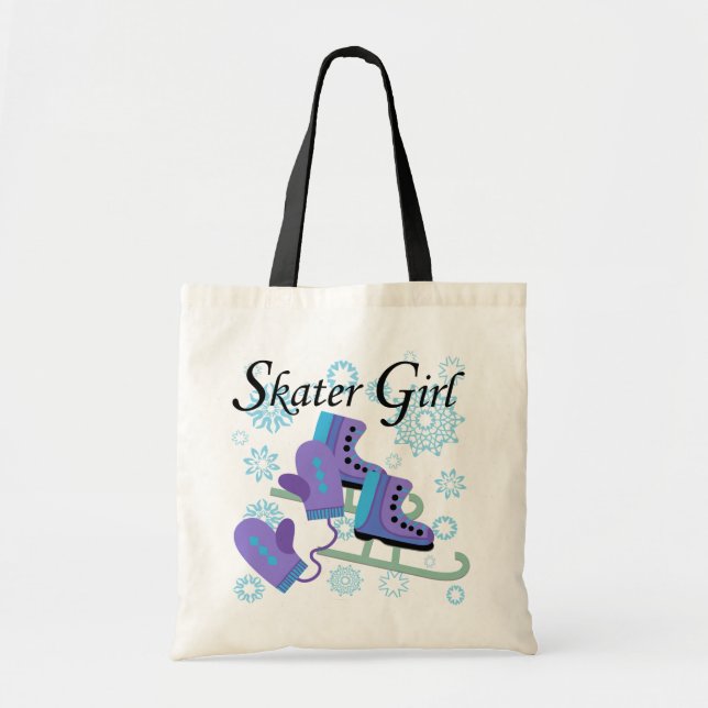 Skater Girl Tote Bag (Front)