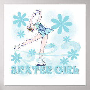 Skater Girl Tshirts and Gifts Poster