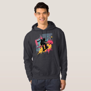 Skater Graffiti Splash Hoodie
