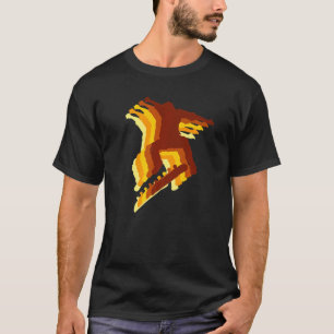 Skater Kick Trick Ollie Flip   T-Shirt