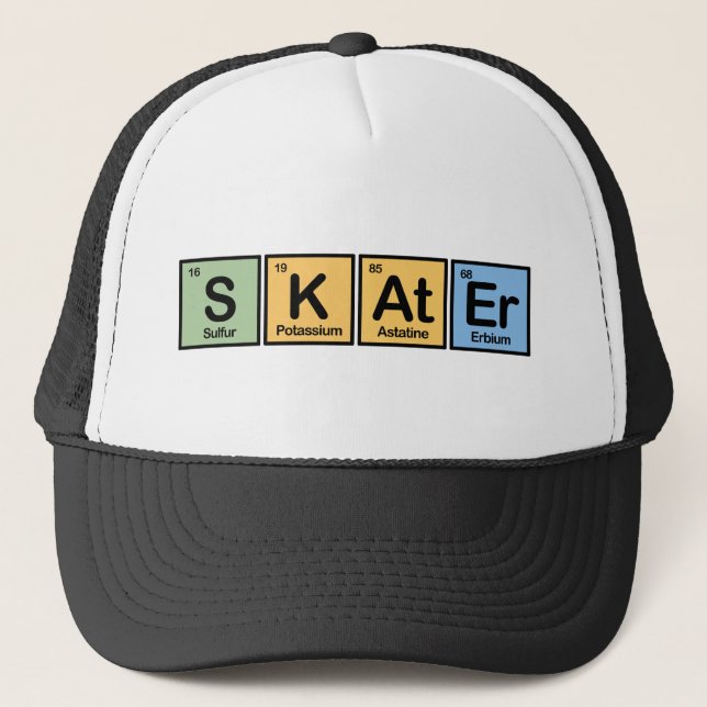 Skater made of Elements Trucker Hat (Front)