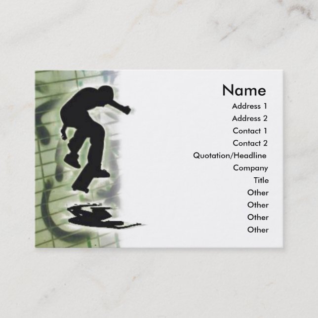 Skater Profile Card (Front)