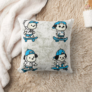 Skater Pup Crew Cushion
