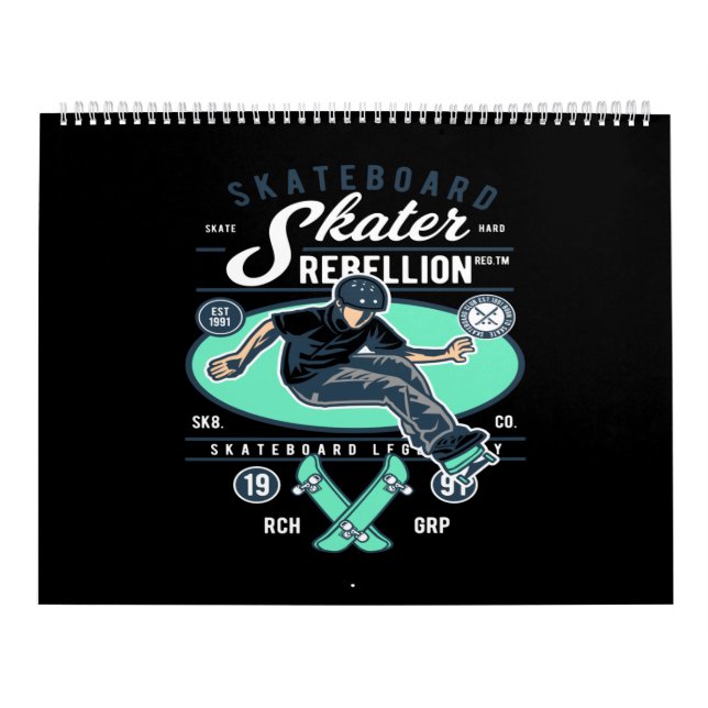 skater rebellion calendar (Cover)