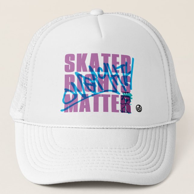 SKATER RIGHTS MATTER TRUCKER HAT (Front)