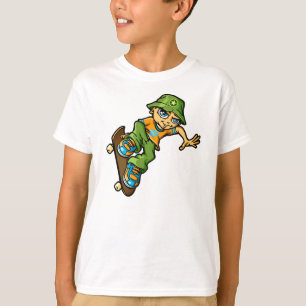 Skater servant boy and sunhat T-Shirt