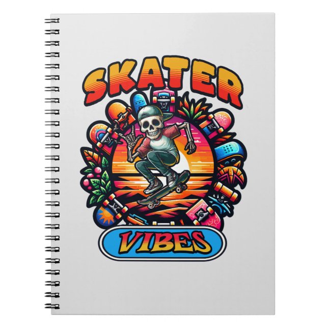 SKATER VIBES! NOTEBOOK (Front)