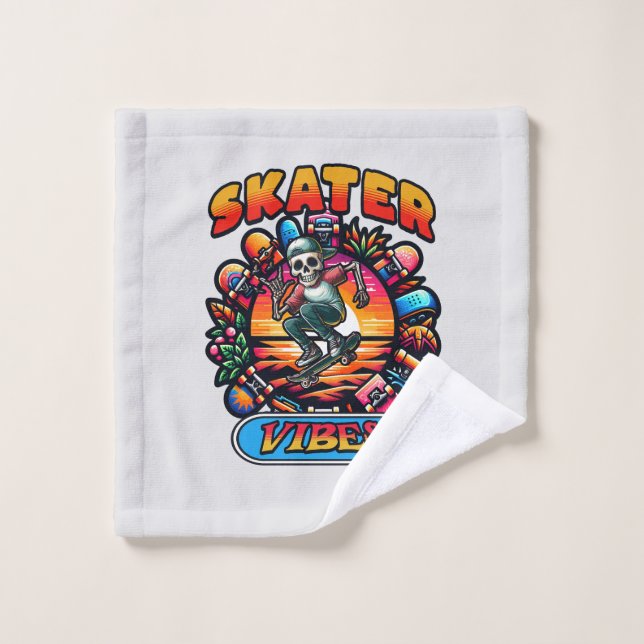 SKATER VIBES! WASH CLOTH (Wash Cloth)
