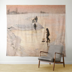 Skaters   Emile Claus 1891 Tapestry